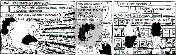Luann on Wednesday March 27, 1996 Comic Strip