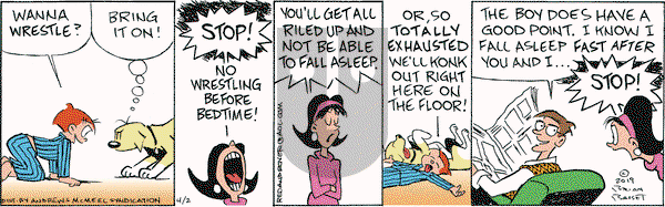 Red and Rover on Tuesday April 2, 2019 Comic Strip