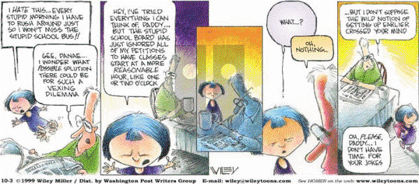 Non Sequitur on Sunday October 3, 1999 Comic Strip