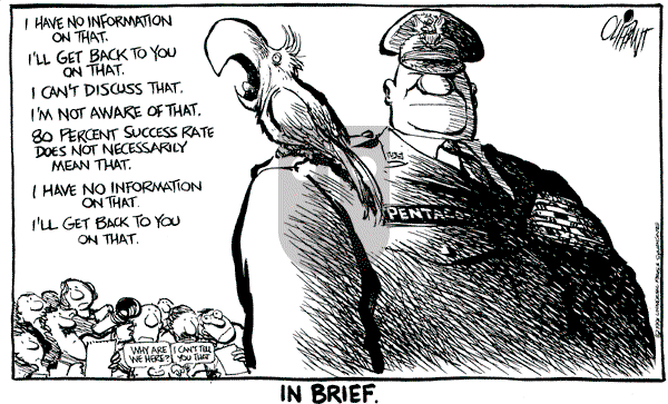 Pat Oliphant - Wednesday January 23, 1991 Comic Strip