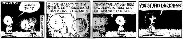 Peanuts on Thursday September 9, 1965 Comic Strip