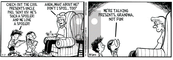 Grand Avenue on Saturday July 7, 2007 Comic Strip