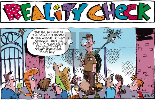 Reality Check on Sunday March 16, 2014 Comic Strip