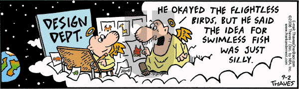 Frank and Ernest - Tuesday September 2, 2008 Comic Strip