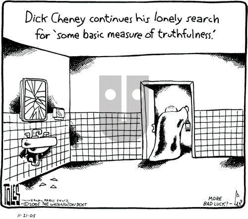 Tom Toles on Monday November 21, 2005 Comic Strip