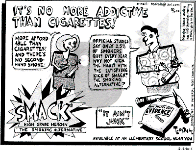 Ted Rall on Saturday December 21, 1996 Comic Strip