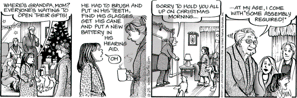 For Better or For Worse on Tuesday December 25, 2001 Comic Strip