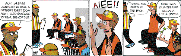 Lucky Cow on Monday August 25, 2003 Comic Strip