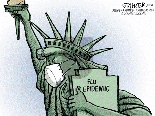 Jeff Stahler on Wednesday January 24, 2018 Comic Strip