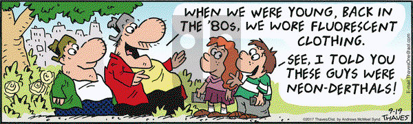 Frank and Ernest on Tuesday September 19, 2017 Comic Strip