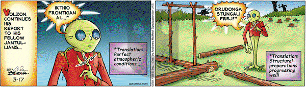 Alley Oop on Friday March 17, 2017 Comic Strip