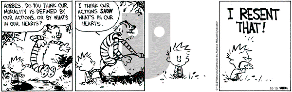 Calvin and Hobbes - Thursday October 10, 2024 Comic Strip
