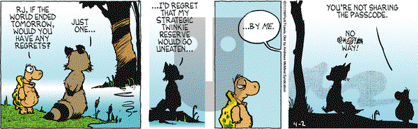 Over the Hedge on Wednesday April 2, 2025 Comic Strip