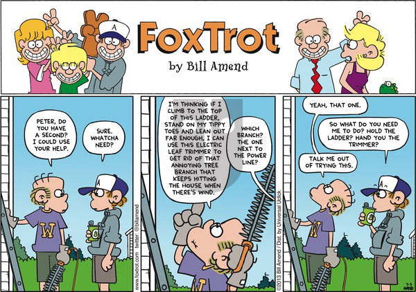 FoxTrot on Sunday July 7, 2013 Comic Strip