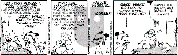 Over the Hedge on Friday July 26, 2002 Comic Strip