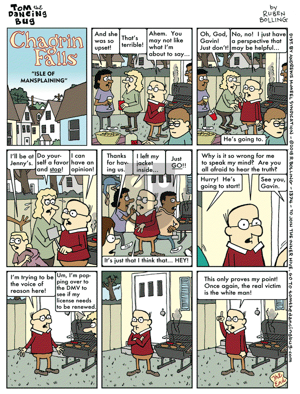Tom the Dancing Bug on Friday February 9, 2018 Comic Strip