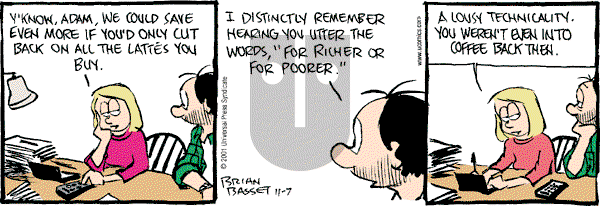 Adam@Home on Wednesday November 7, 2001 Comic Strip
