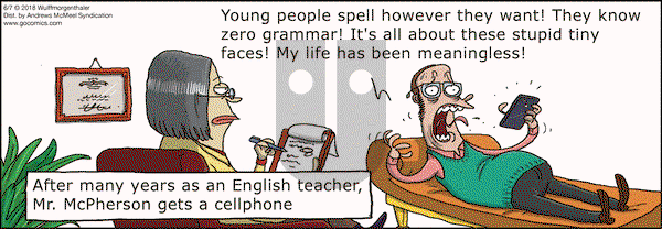 WuMo on Thursday June 7, 2018 Comic Strip