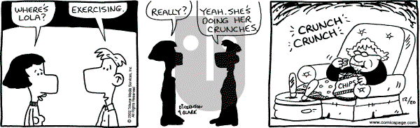 Lola on Thursday January 30, 2003 Comic Strip