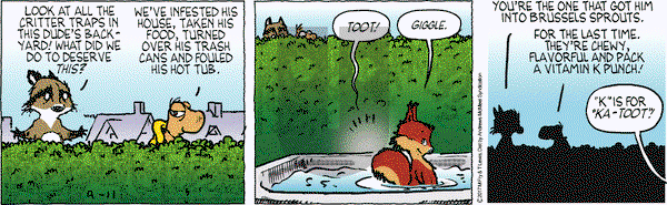 Over the Hedge on Monday September 11, 2017 Comic Strip