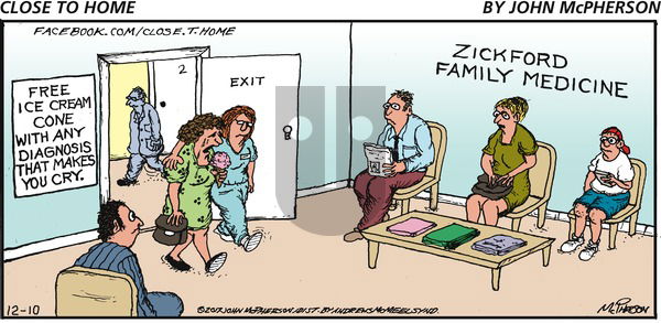Close to Home on Sunday December 10, 2017 Comic Strip