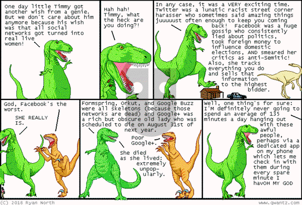 Dinosaur Comics on Thursday May 8, 2025 Comic Strip