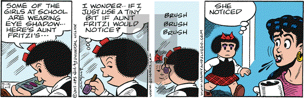 Nancy on Saturday September 15, 2012 Comic Strip