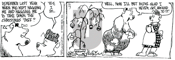 The Grizzwells on Friday December 3, 1999 Comic Strip