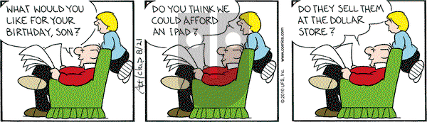 The Born Loser on Saturday August 21, 2010 Comic Strip