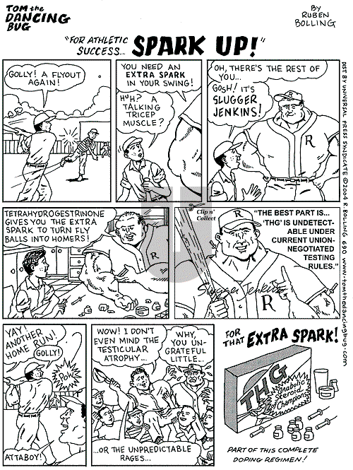 Tom the Dancing Bug on Saturday March 13, 2004 Comic Strip