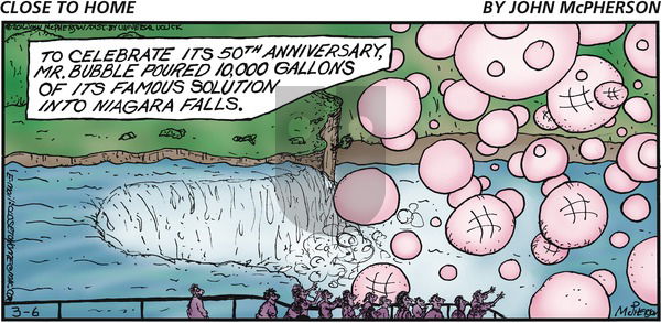 Close to Home on Sunday March 6, 2016 Comic Strip