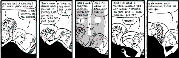 Clear Blue Water on Monday August 9, 2004 Comic Strip