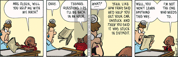 Frazz - Friday February 29, 2008 Comic Strip