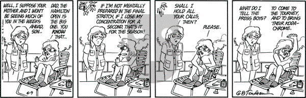 Doonesbury on Saturday June 9, 1979 Comic Strip