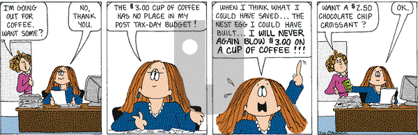 Cathy Classics on Wednesday April 16, 2003 Comic Strip