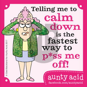 Aunty Acid on Wednesday September 13, 2017 Comic Strip