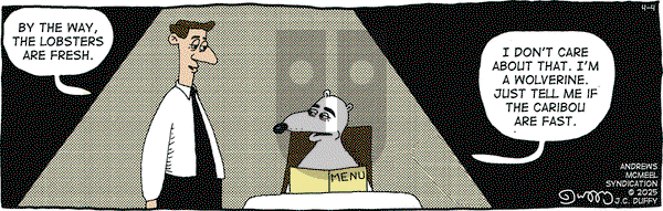 The Fusco Brothers on Friday April 4, 2025 Comic Strip