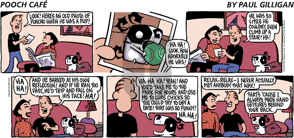Pooch Cafe on Sunday November 2, 2003 Comic Strip