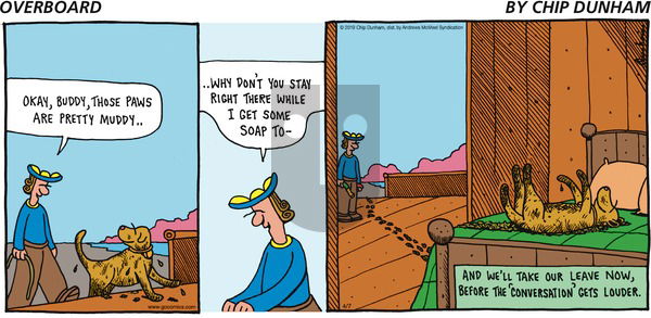 Overboard on Sunday April 7, 2019 Comic Strip