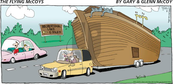 The Flying McCoys on Sunday May 29, 2011 Comic Strip