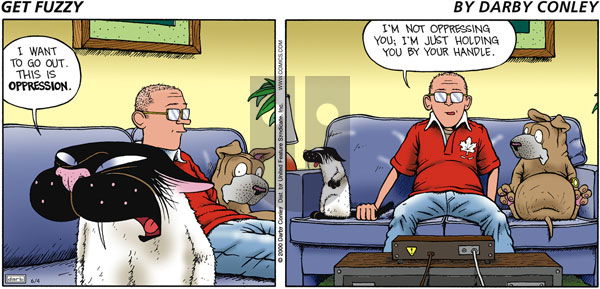 Get Fuzzy on Sunday June 4, 2000 Comic Strip