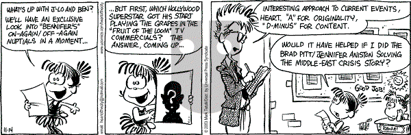 Heart of the City on Friday November 14, 2003 Comic Strip