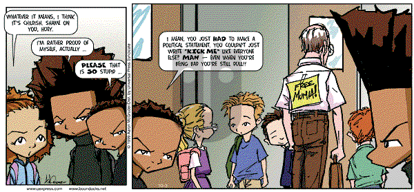 The Boondocks - Sunday October 3, 1999 Comic Strip