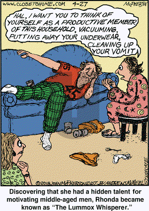 Close to Home on Friday April 27, 2018 Comic Strip