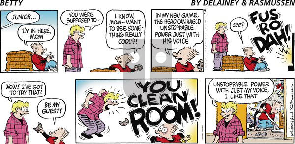 Betty - Sunday February 19, 2012 Comic Strip