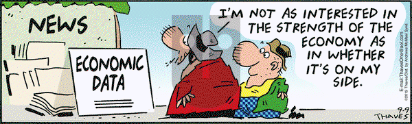 Frank and Ernest on Monday September 9, 2019 Comic Strip