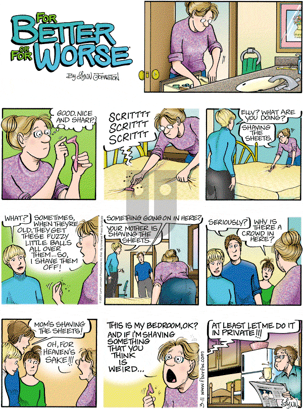 For Better or For Worse - Sunday March 11, 2007 Comic Strip
