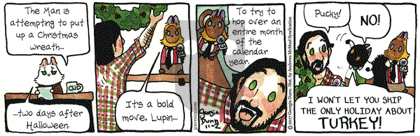 Breaking Cat News on Thursday November 2, 2017 Comic Strip