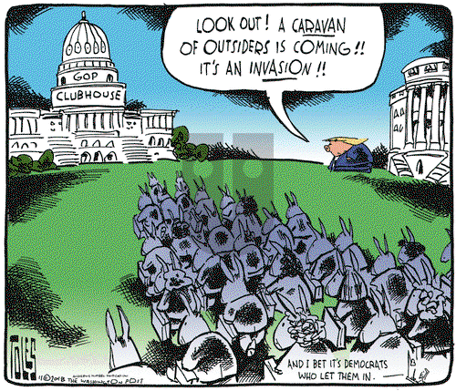 Tom Toles on Thursday November 8, 2018 Comic Strip