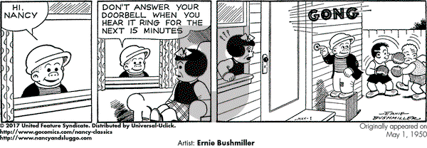 Nancy Classics on Monday May 1, 2017 Comic Strip